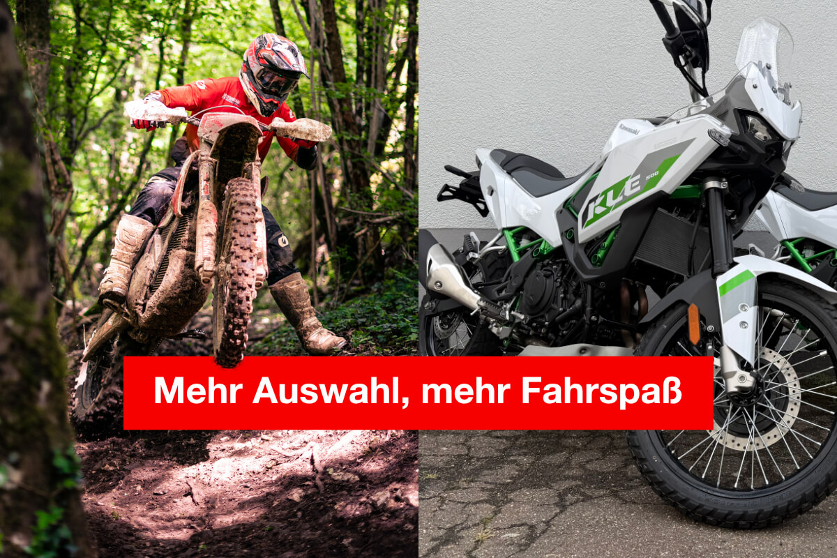 Marco Dorsch - Stark Varg und KLE500 als Leihbikes